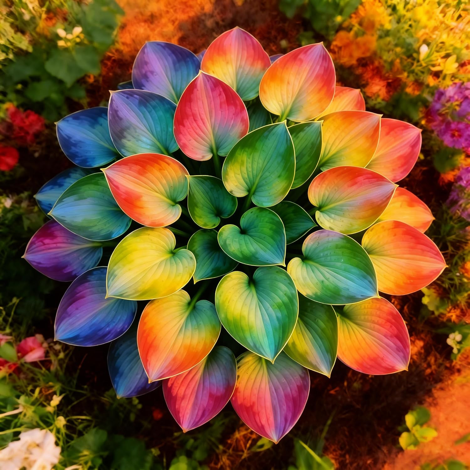 Mixed Hosta Seeds Collection(300+ Seeds),Variegated & Blue Foliage Shade Plants,