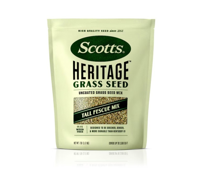 [FASH SALE] Scotts Heritage Tall Fescue Grass Seed 7 lb Lawn Seed New