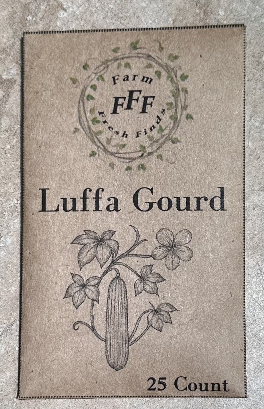 Luffa Seeds 25 Count