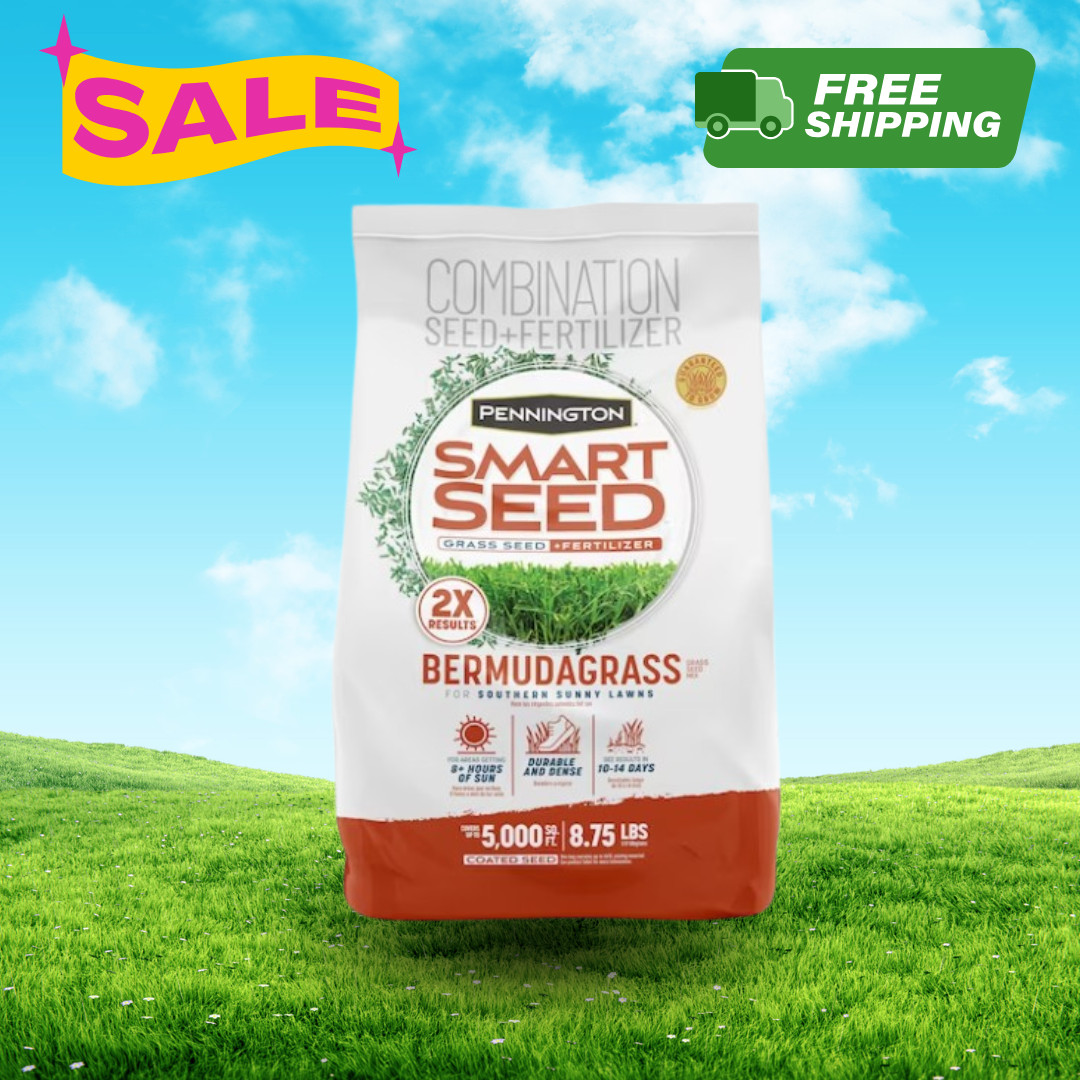 [FASH SALE] Pennington Smart Seed 8.75 lb Bermuda Grass Seed Lawn Seed Premium
