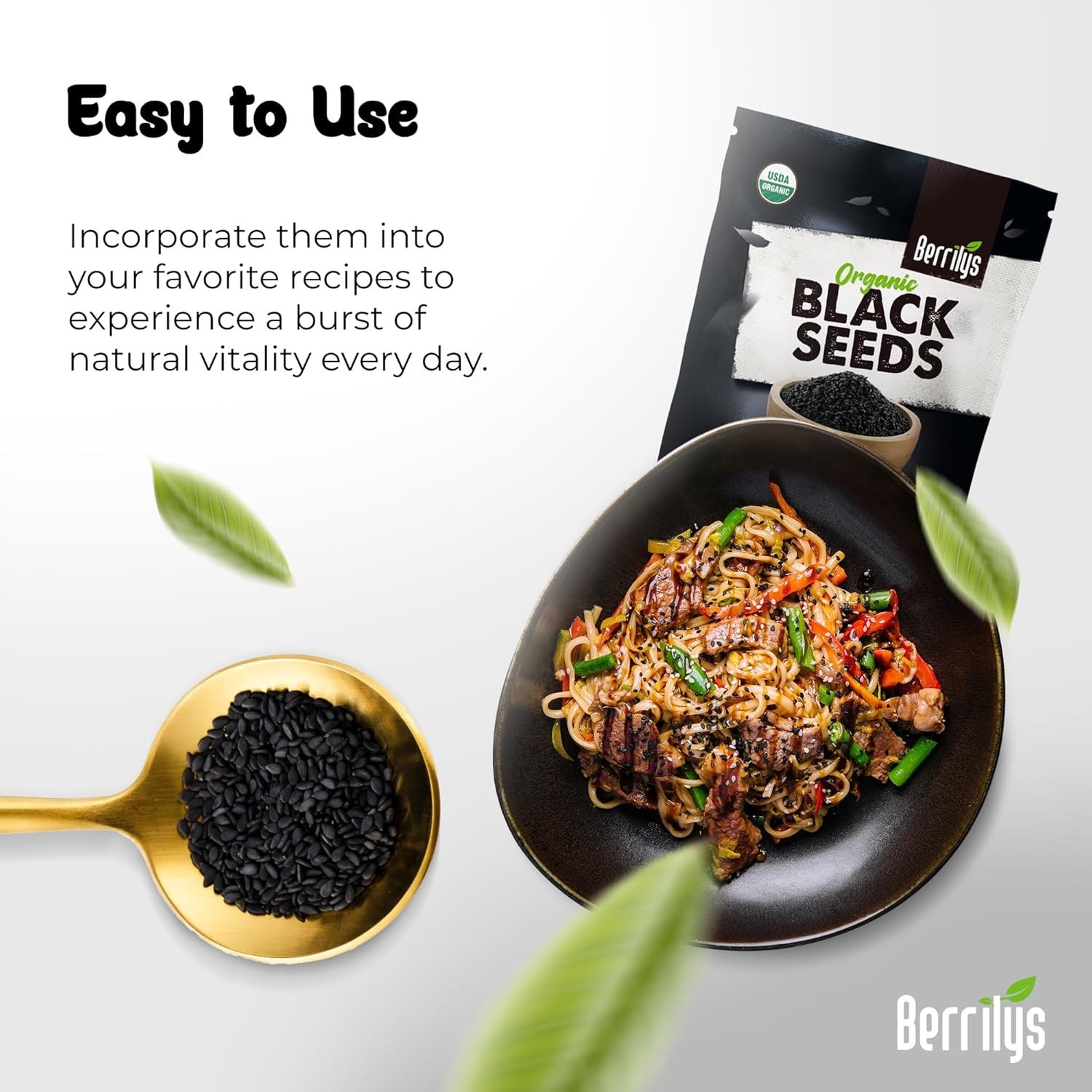 USDA Organic Black Seeds – Exotic Flavor & Wellness Benefits
