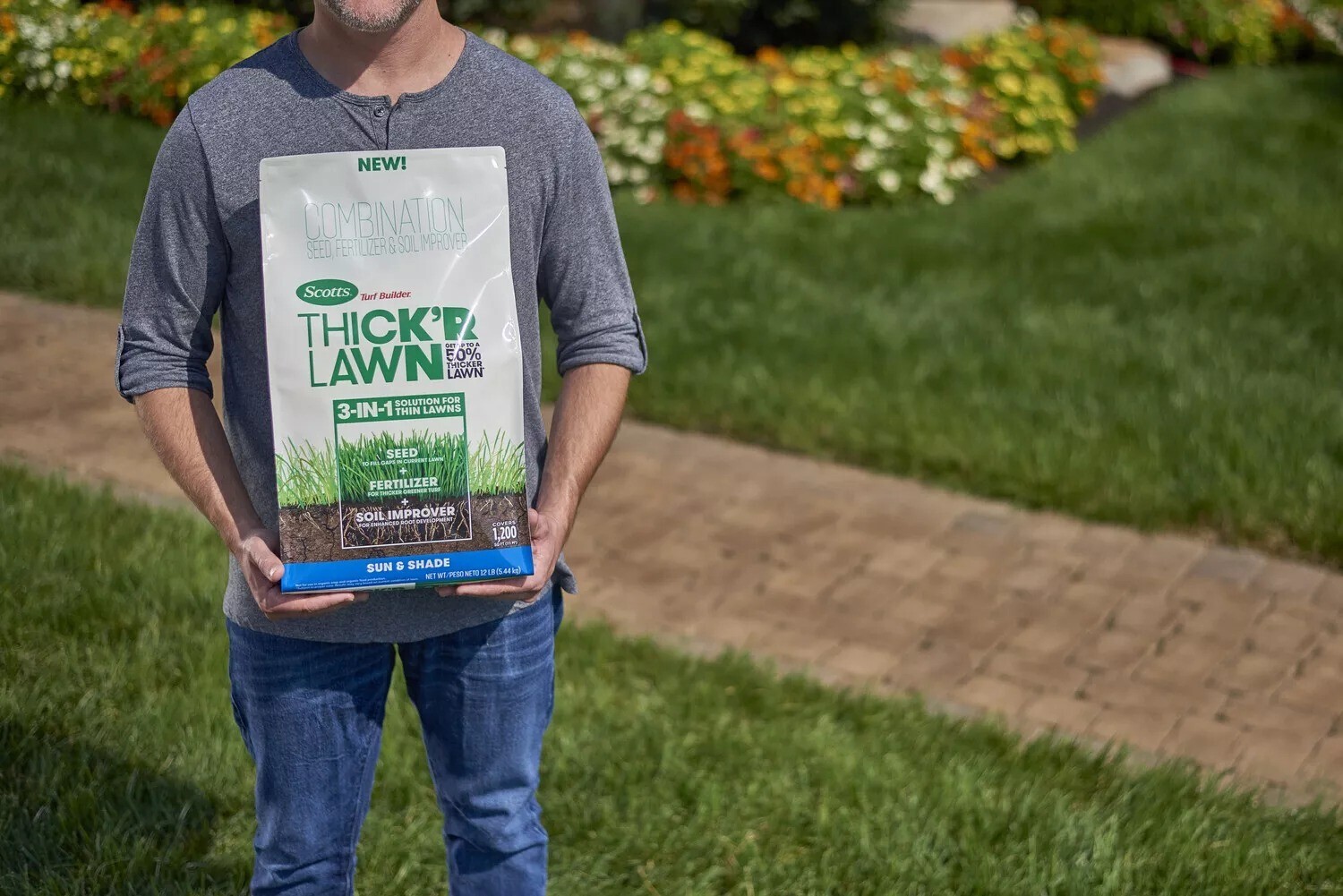 Scotts Turf Builder Thick’R Lawn Sun & Shade 12 lb.