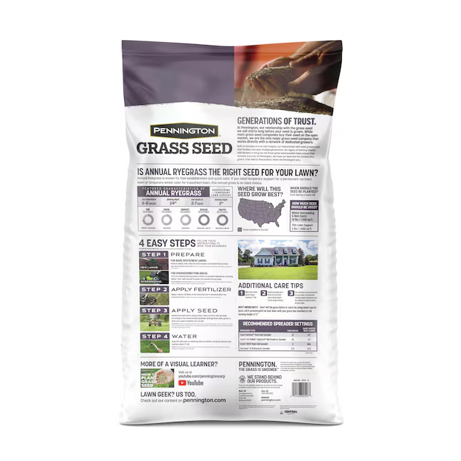 [FLASH SALE] Pennington 50-lb Annual Ryegrass Grass Seed