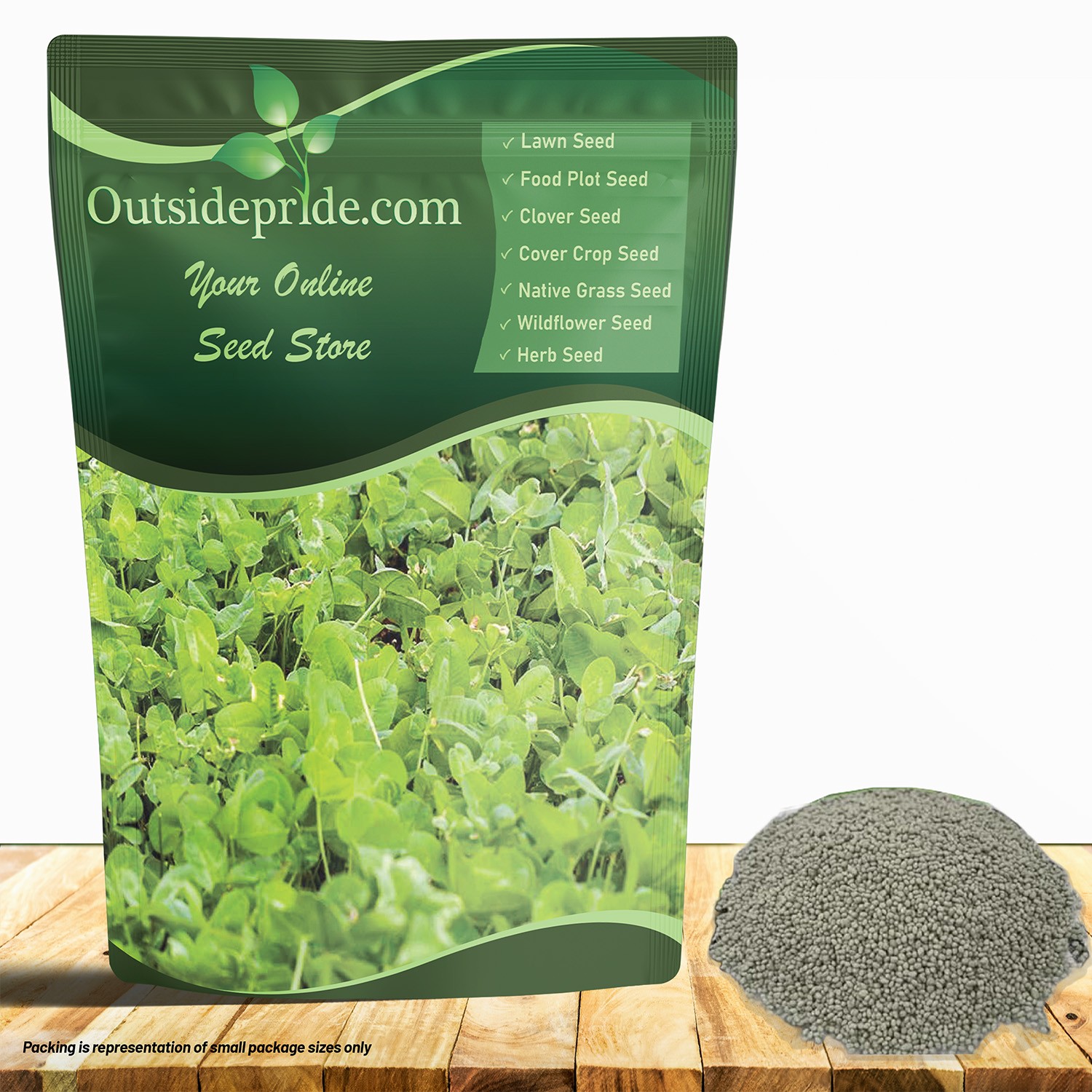 10 LBS – Inoculated White Clover King Deer Food Plot Seed For Planting –
