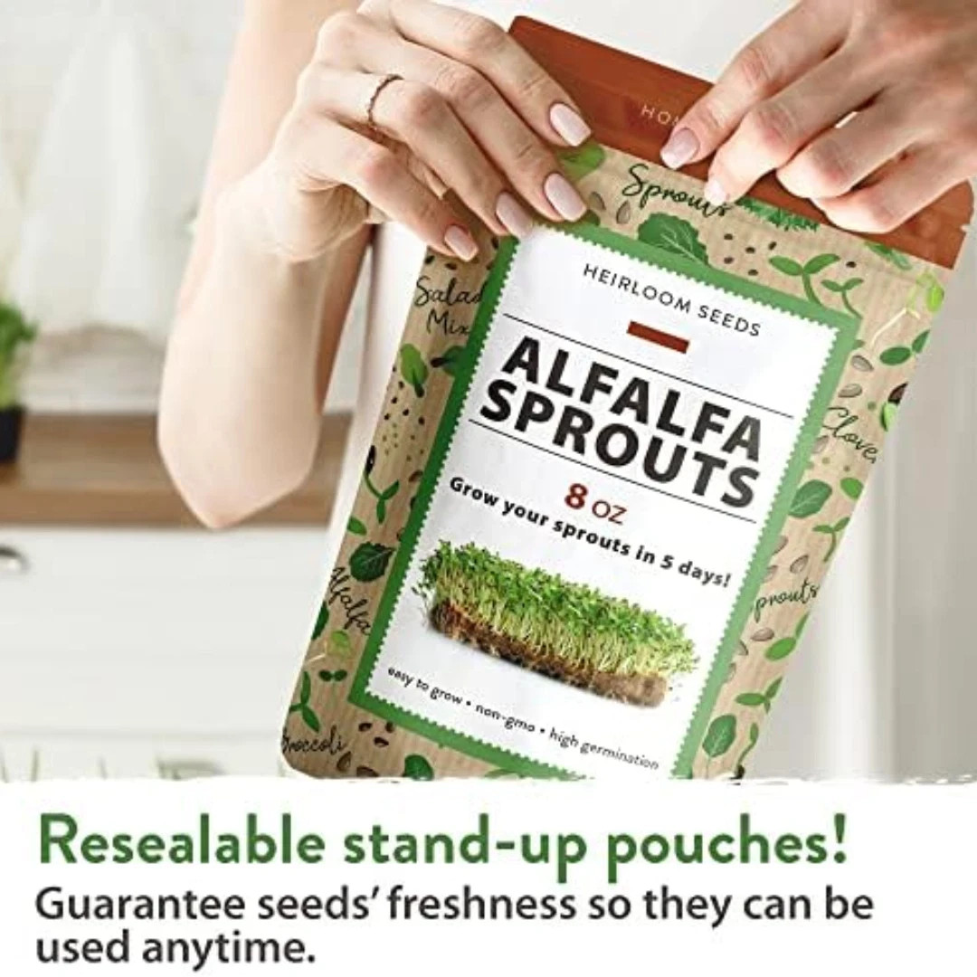Broccoli Sprouting & Microgreens Seeds – 99,700 Non-GMO Heirloom