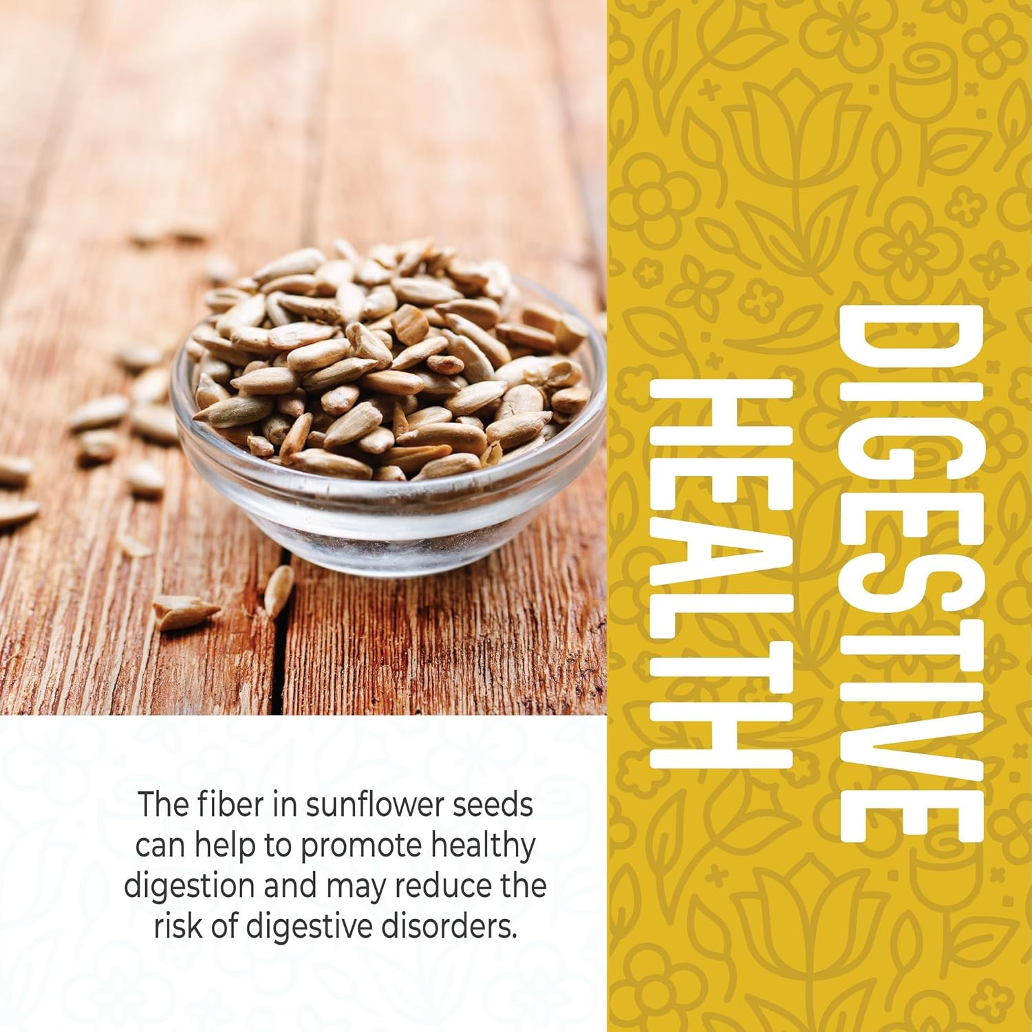 Sunflower Seeds Raw 2Lbs – Unsalted Sunflower Seeds to Eat – Shelled Sunflowe…
