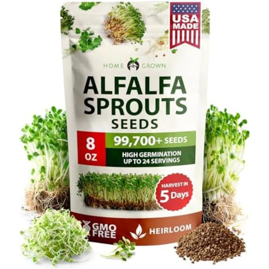 Broccoli Sprouting & Microgreens Seeds – 99,700 Non-GMO Heirloom
