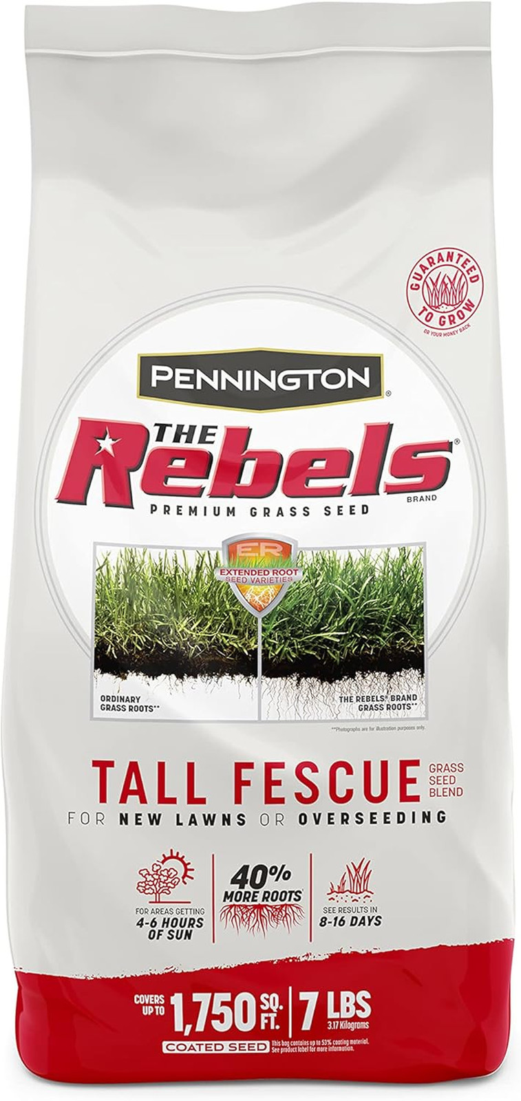 the Rebels Tall Fescue Grass Seed Mix 7 Lb