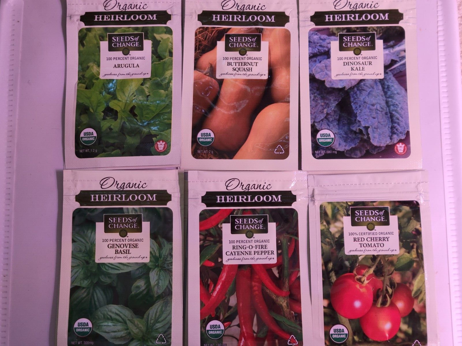 Seeds of Change Vegetable Assortment 3 (2021) New Inventory Guaranteed to Sprout
