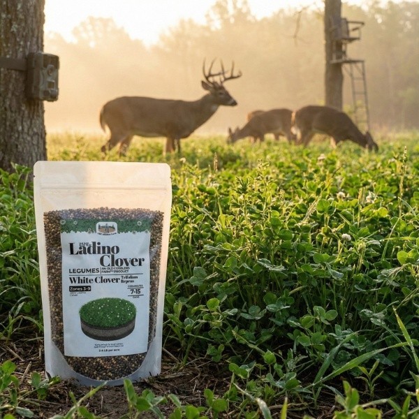 Old Cobblers Farm™ Wicked Tuff Turf Ladino Clover (Legumes) – (5/10/15/20lbs)