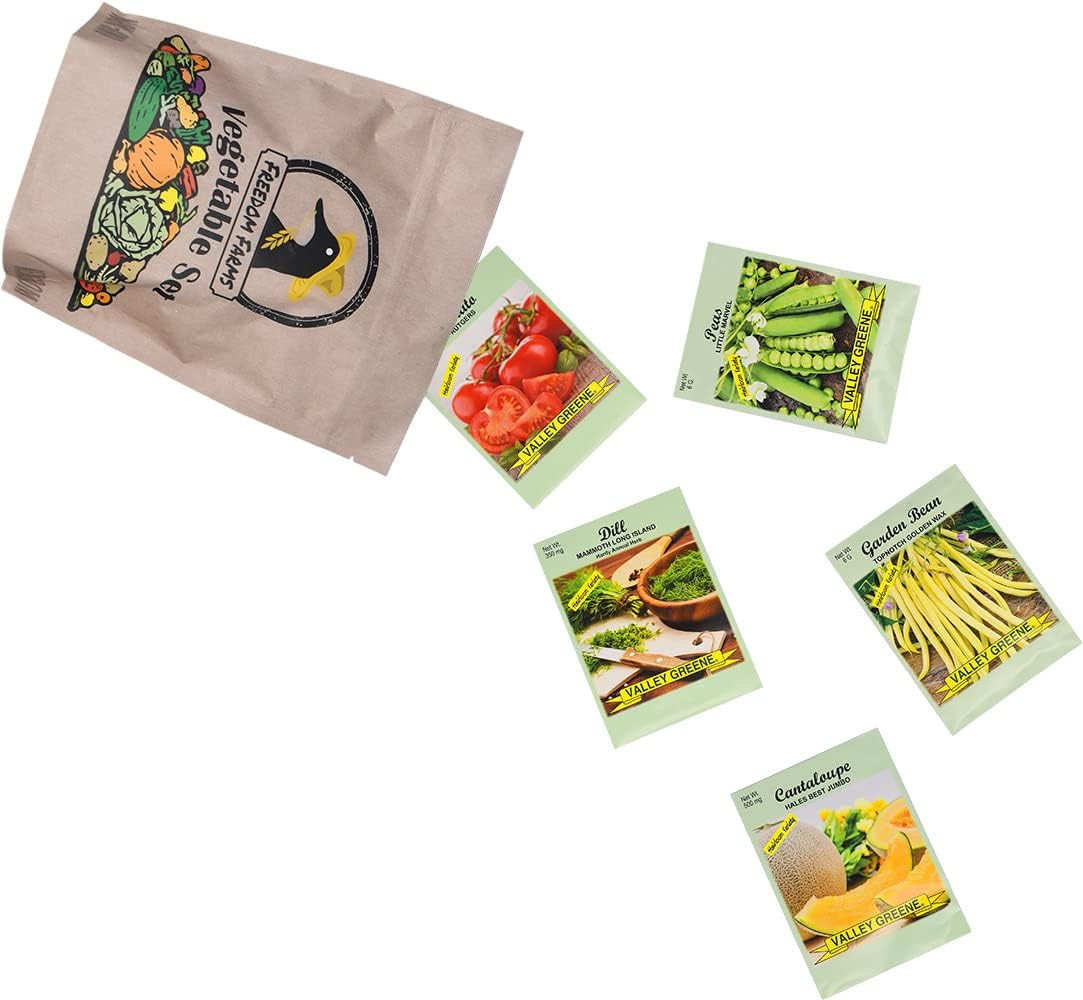 Set of 43 Assorted Vegetable & Herb Seed Packets – Over 10,000 Seeds