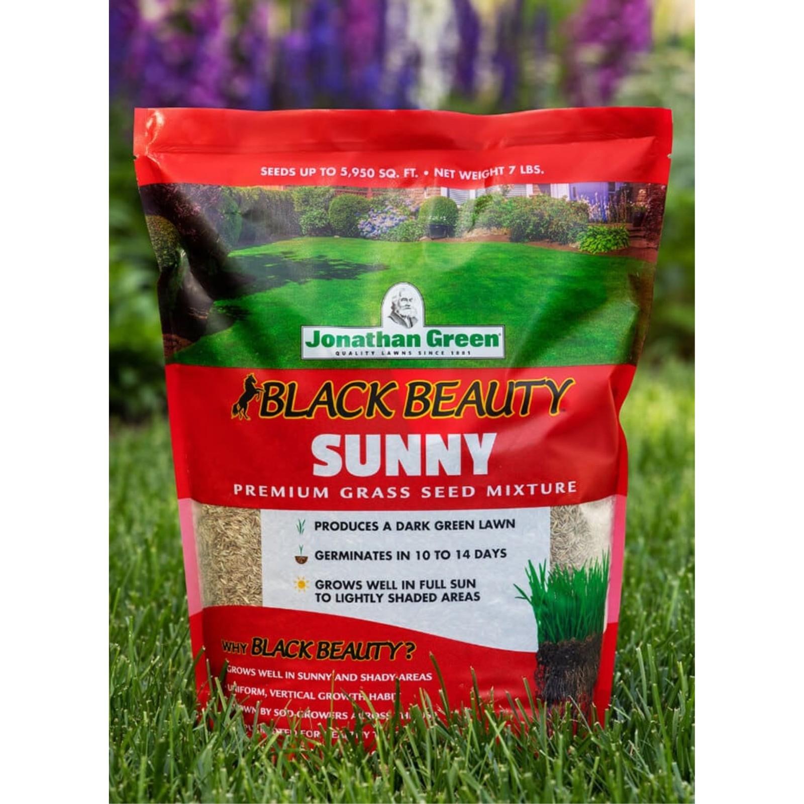 Jonathan Green Grass Seed & Fertilizer Bundle for Sunny Lawn – 5,000 sq ft