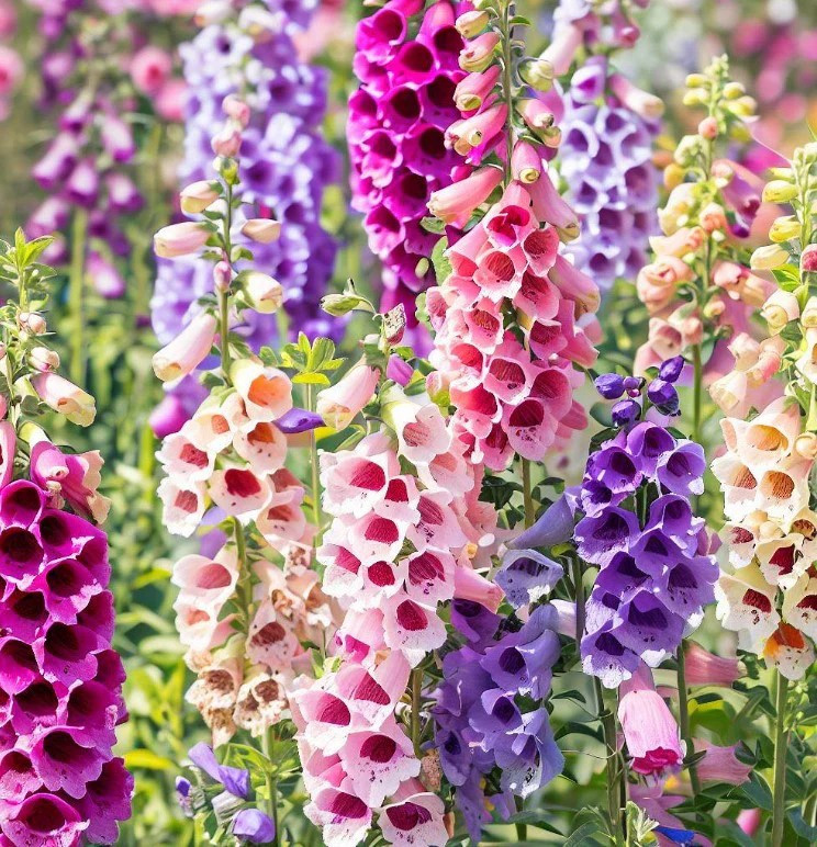2000+ FOXGLOVE MIX SEEDS — EXCELSIOR MIX DIGITALIS —————- PERENNIAL