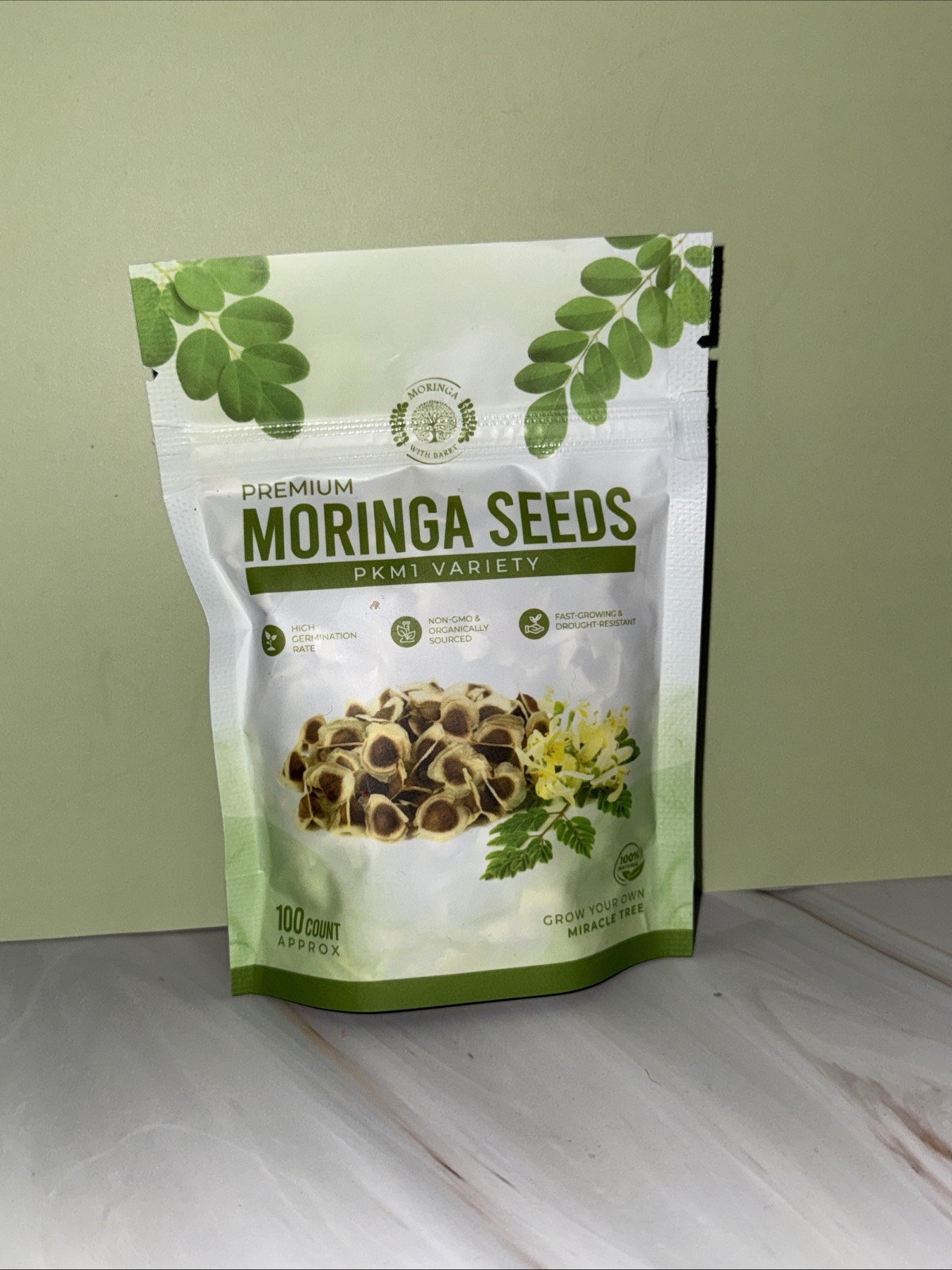 New Premium Moringa Seeds Pkm1 Variety 100 Count