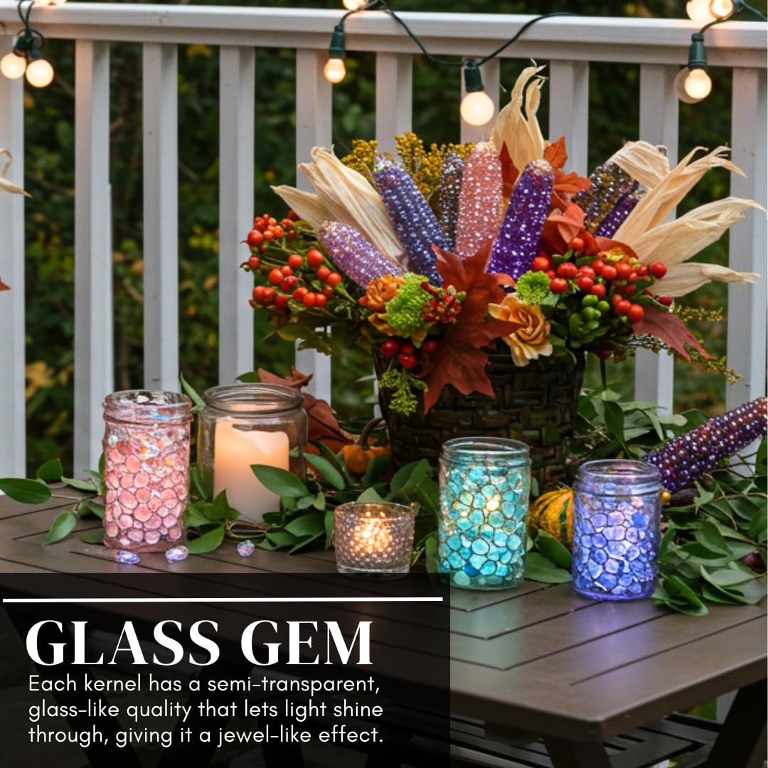 Vibrant Glass Gem Corn Seeds – 125+ NonGMO Heirloom Seeds for Gardening &