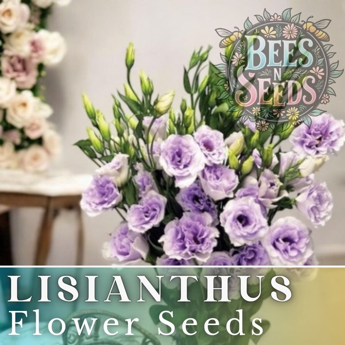 Heather Enigma Lisianthus Seeds – 125-5000 Seeds Flower Seed Non Gmo Heirloom