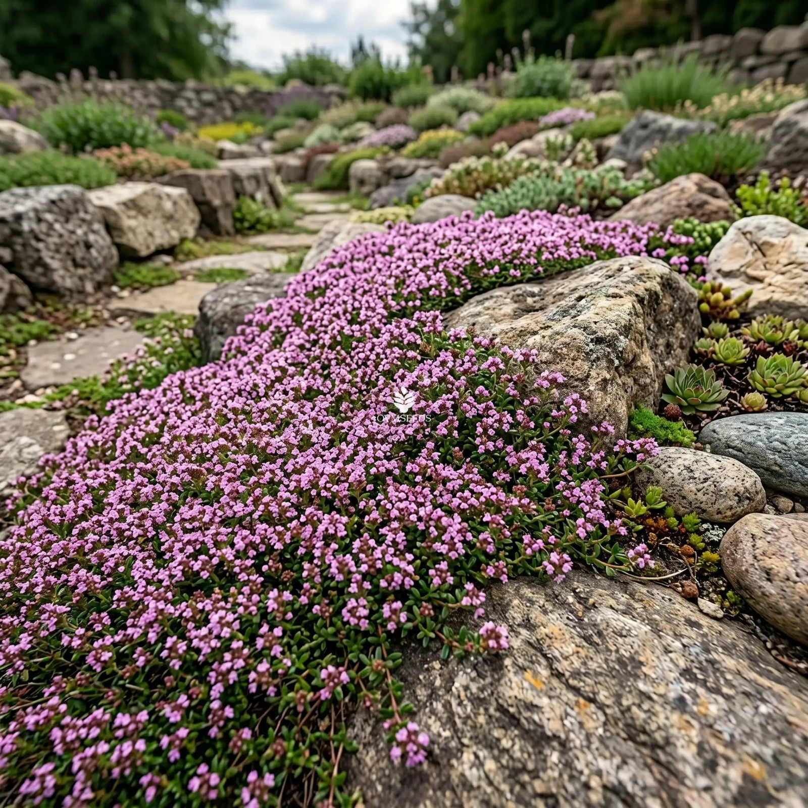 CREEPING THYME GROUND COVER Thymus Serpyllum – 1,000 Seeds