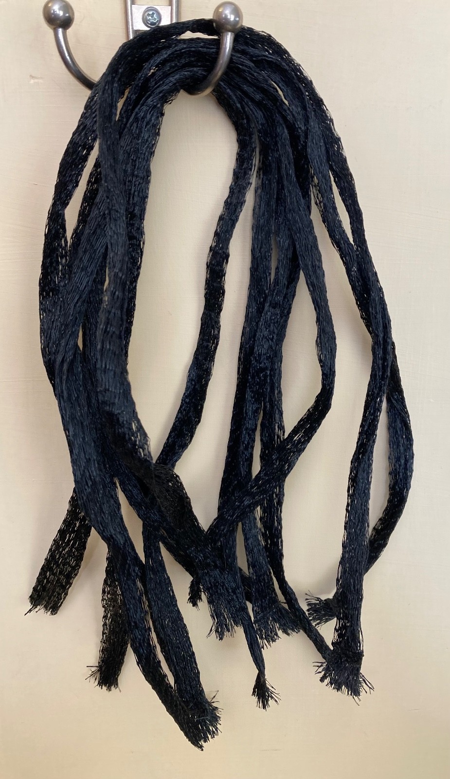 7 New Black Polymesh Produce bags, 24” long