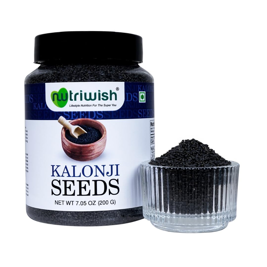 Raw Kalonji Seeds | 7 oz 200 g | Black Cumin seeds | Nigella Seeds | Seeds fo…
