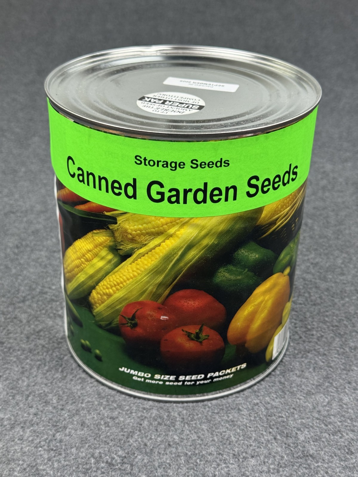 Mountain Valley Seeds Vegetable Garden Seeds 16 Variety No. 10 Can Prepper