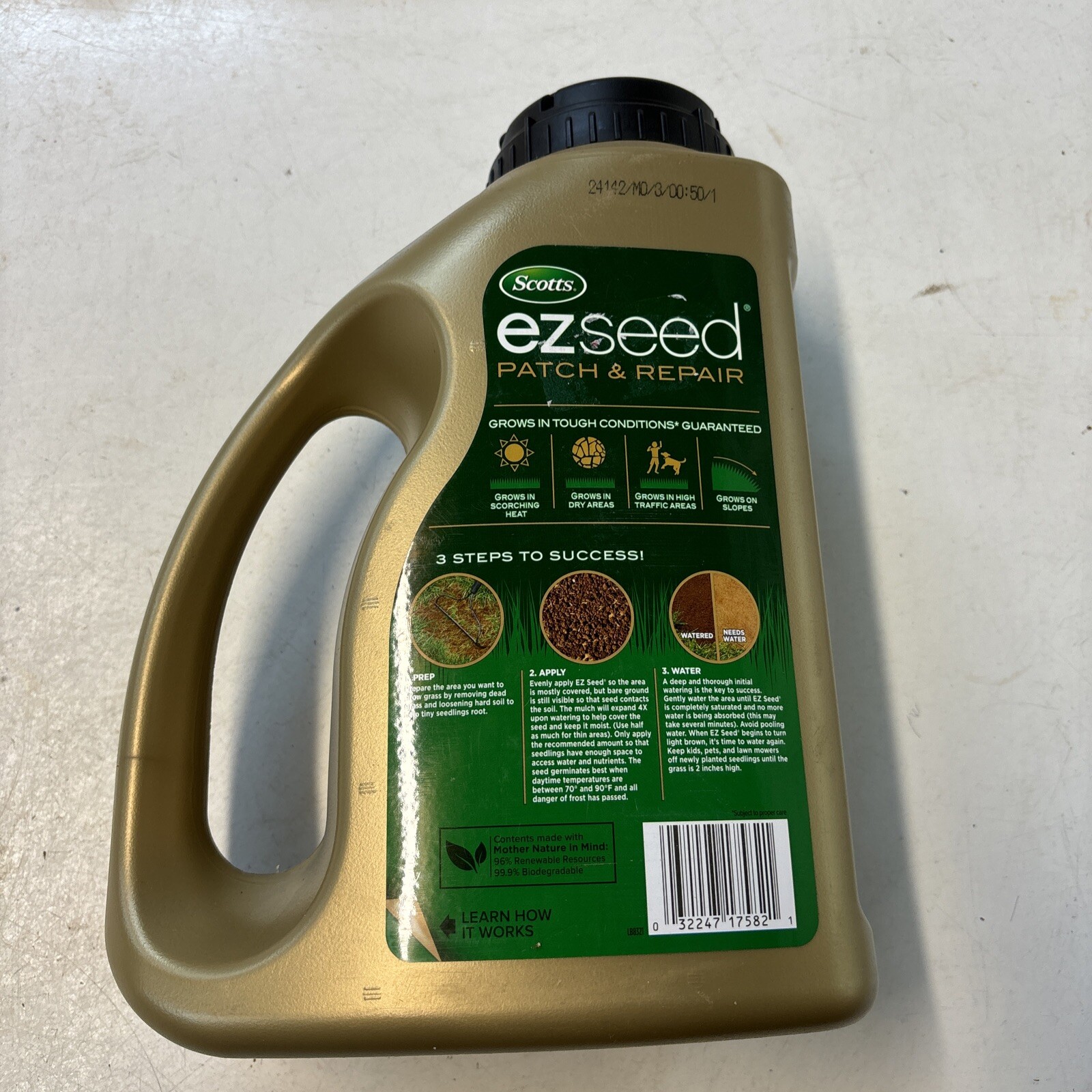 Scotts Ezseed Patch & Repair Bermuda grass Mulch Seed & fertilizer 3.75 Lb