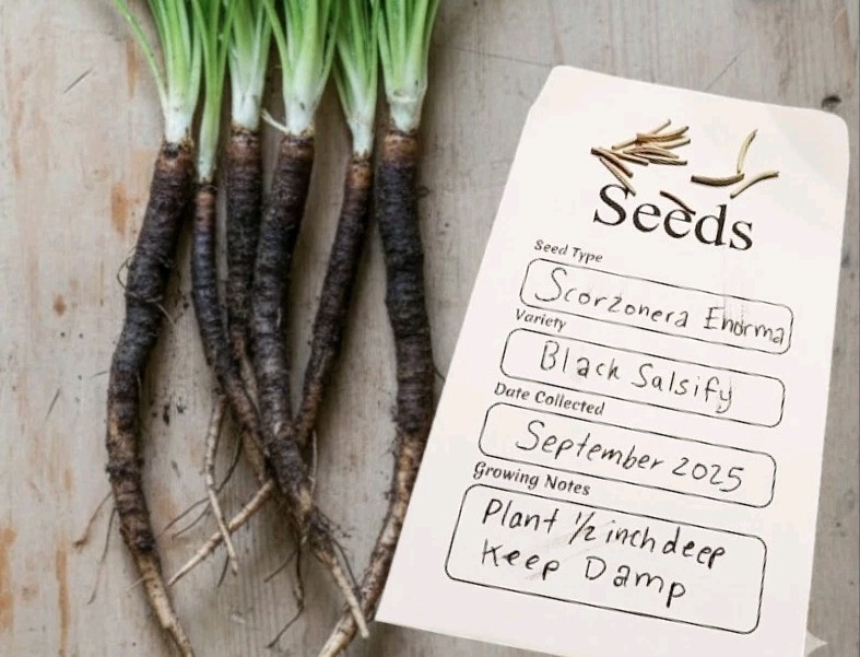 Scorzonera Enorma Seeds X15 Black Salsify Scorzonera hispanica Gut Health Oyster