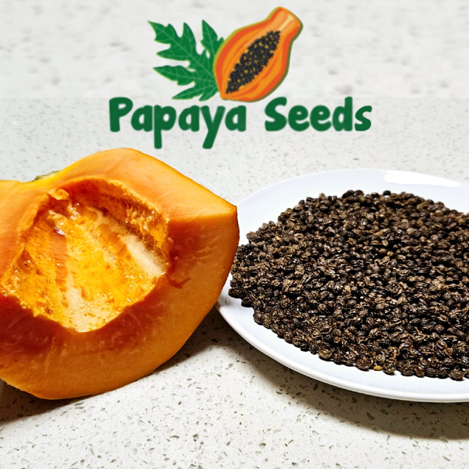 100 PAPAYA seeds Free Turmeric Powder, Healthy Gift, Organic, Free Shipping