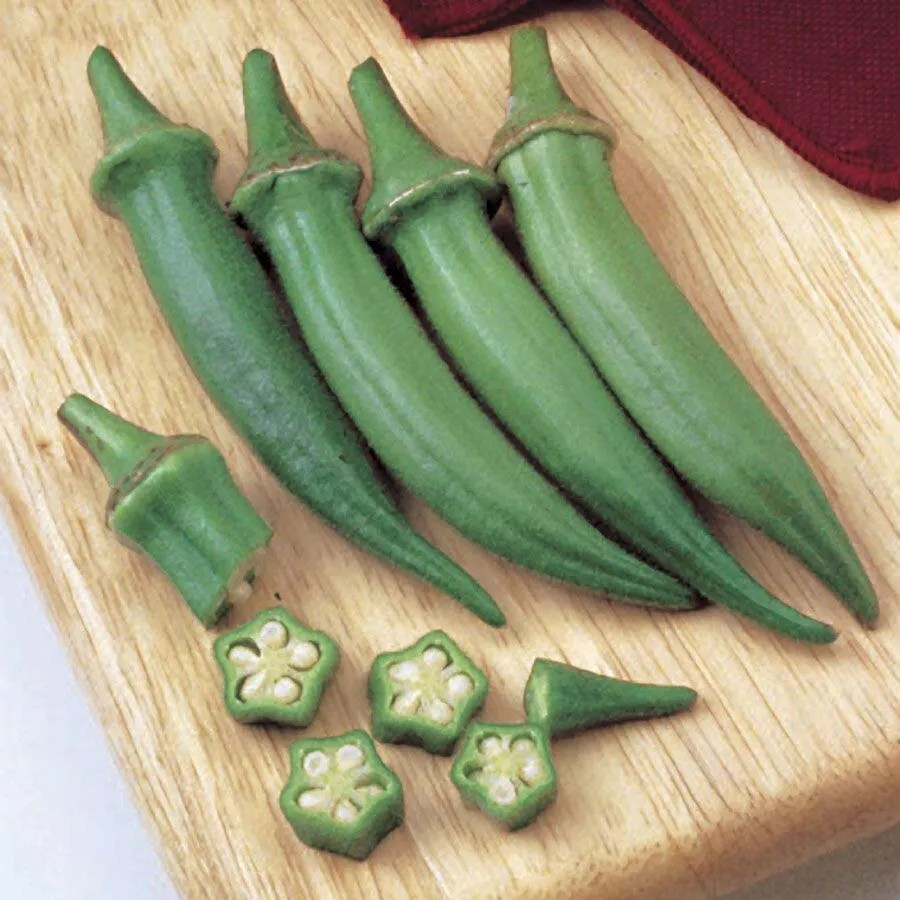 50+ Clemson Spineless Okra Seeds – NON GMO – Heirloom — FRESH