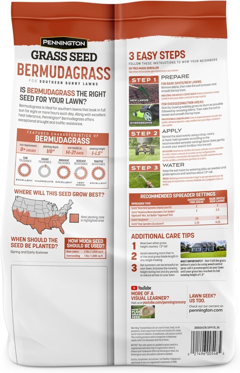 Bermudagrass Grass Seed 5 lb