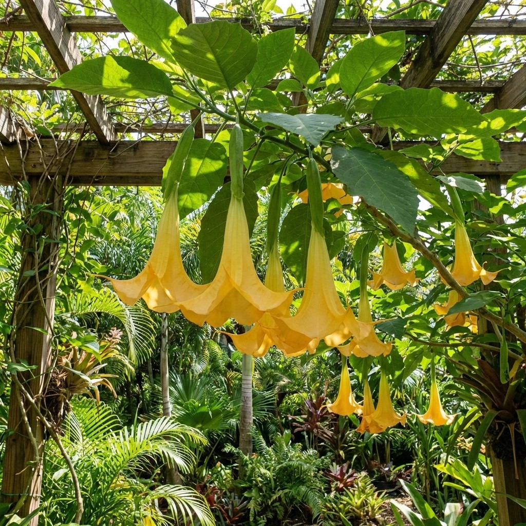 50pcs Datura Seeds Ornamental Flower Plant for Balcony Patio Outdoor Garden