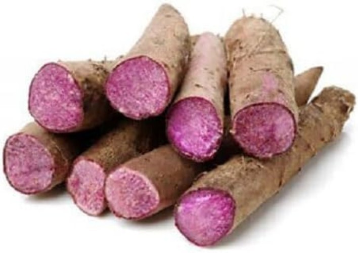 100 Pcs Dioscorea Alata Seeds, Heirloom Purple Yam Vegetable Seeds for Planti…