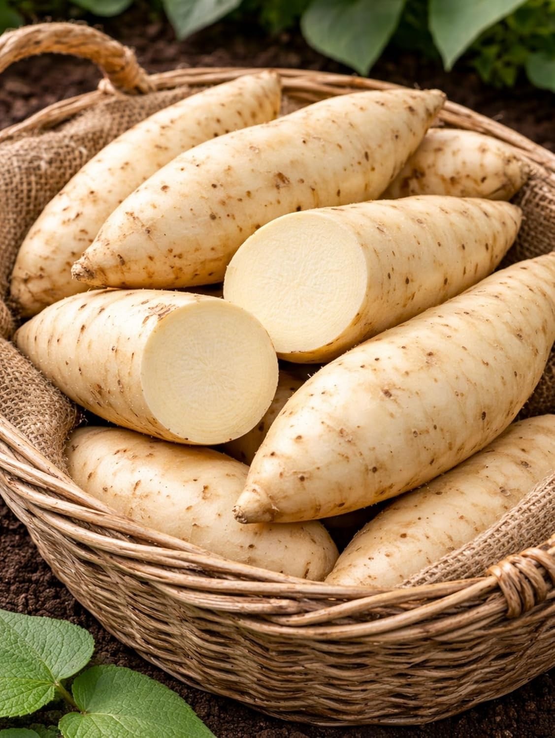 White Sweet Potato Slips for Planting | Creamy White Flesh Variety (10 Slips)