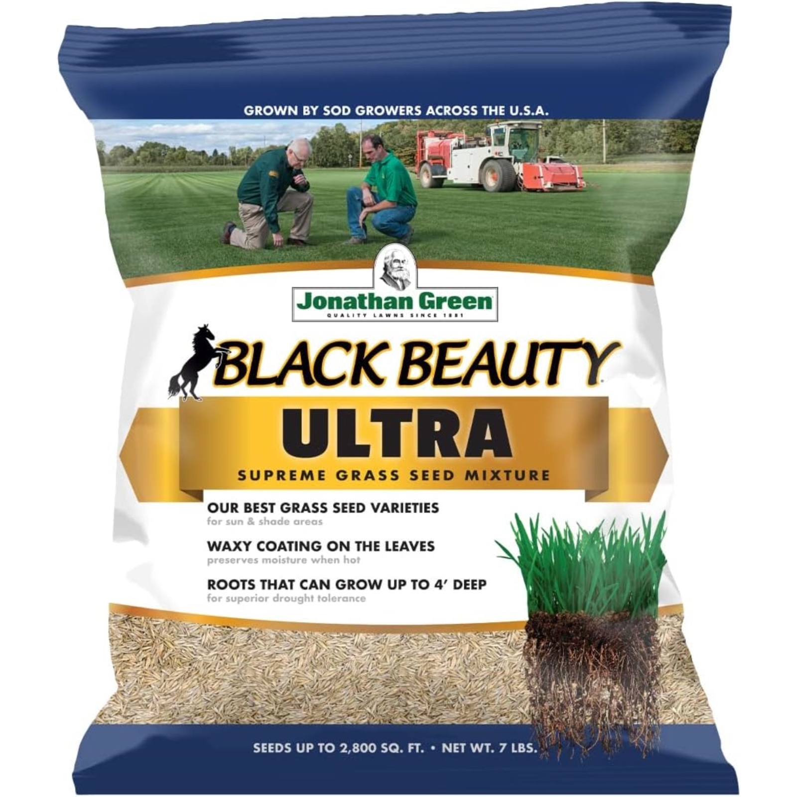 Jonathan Green (#10322) Black Beauty Ultra Grass Seed, 7lb bag