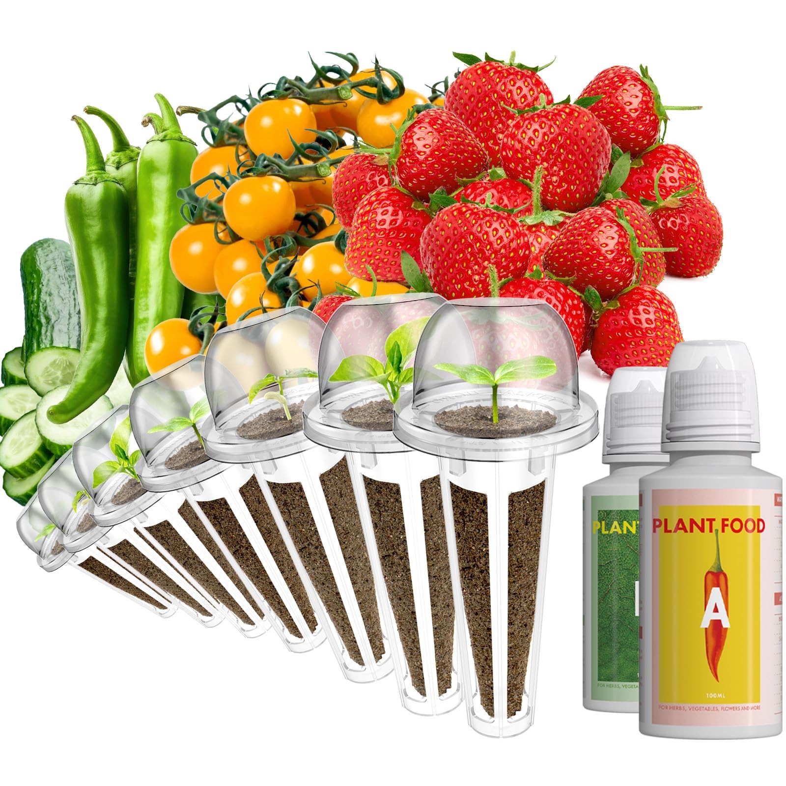 Fruit Seed Kit for AeroGarden, iDOO Hydroponics Growing System Indoor Gardeni…