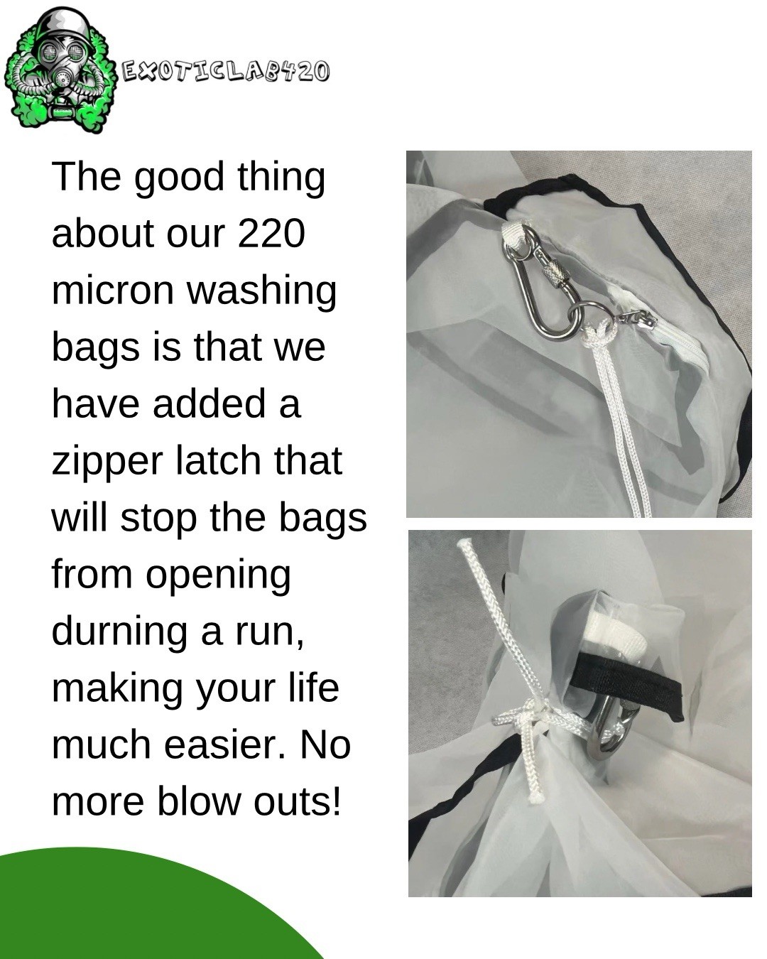 20 Gallons 220 Micron Bubble Washing Bags (buy 5 Get 1 Free)