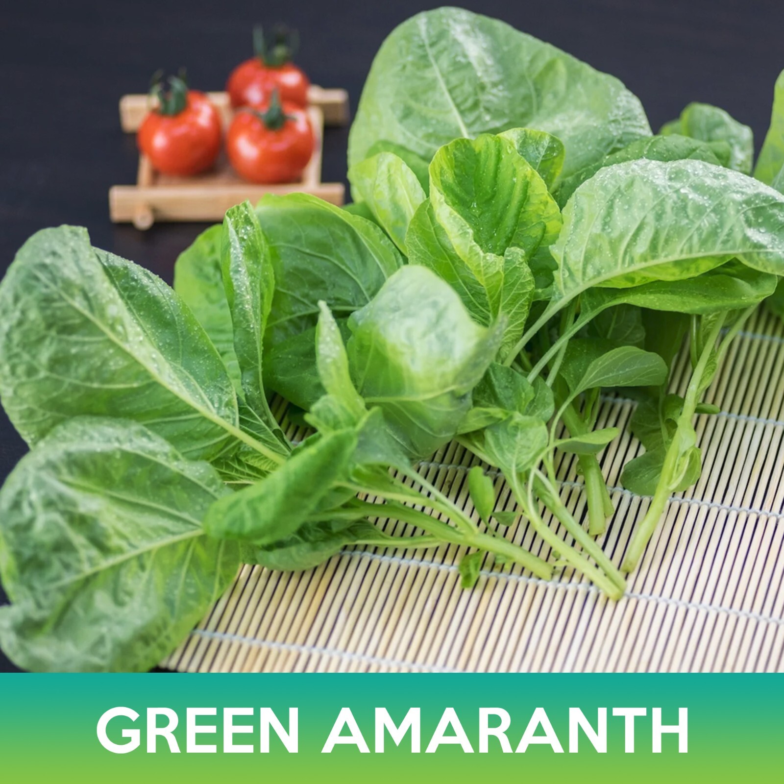 Green Amaranth Seeds, Chinese Spinach, Amaranthus mangostanus Lu Hsien