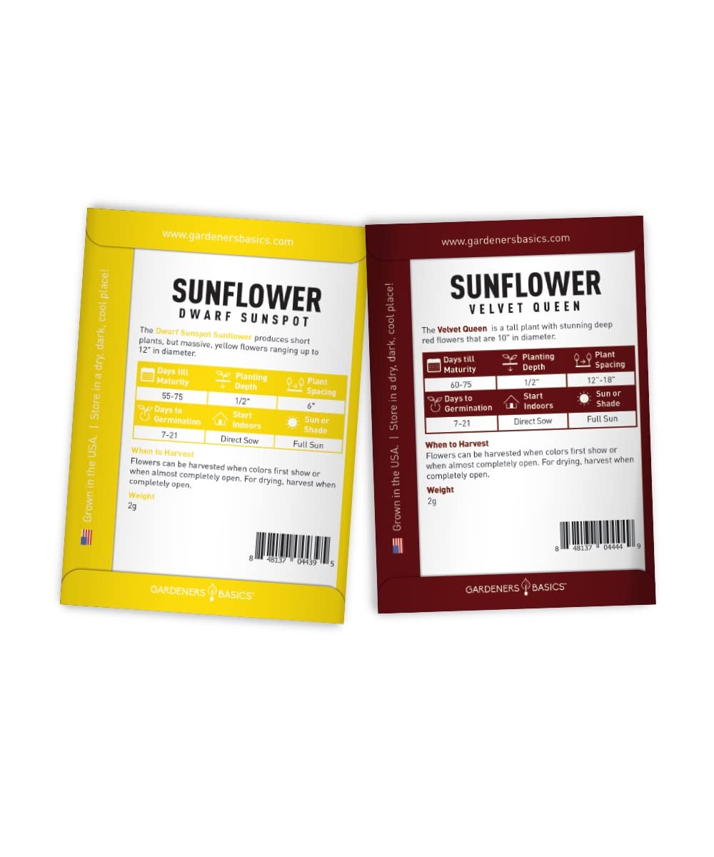 “Sunflower Growing Kit NonGMO Seeds for Indoor & Outdoor Garden”