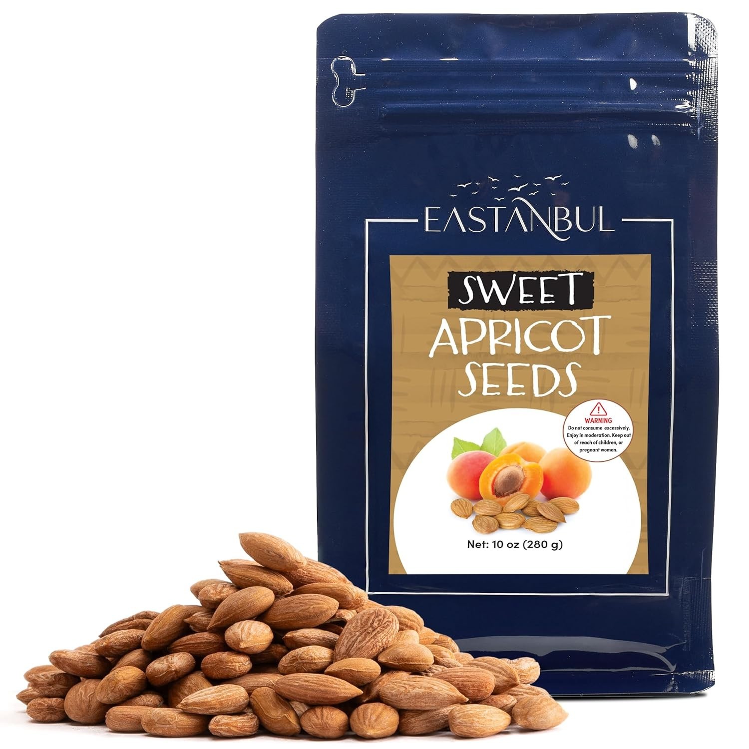 Versatile Sweet Apricot Kernels 10oz – Nutrient-Rich Snack & Culinary Ingredient