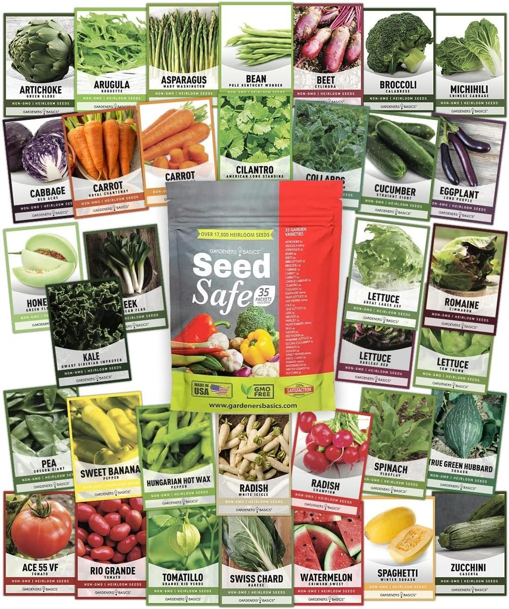 Ultimate Survival Seed Kit – 140 Non-GMO Varieties for Emergency Gardening