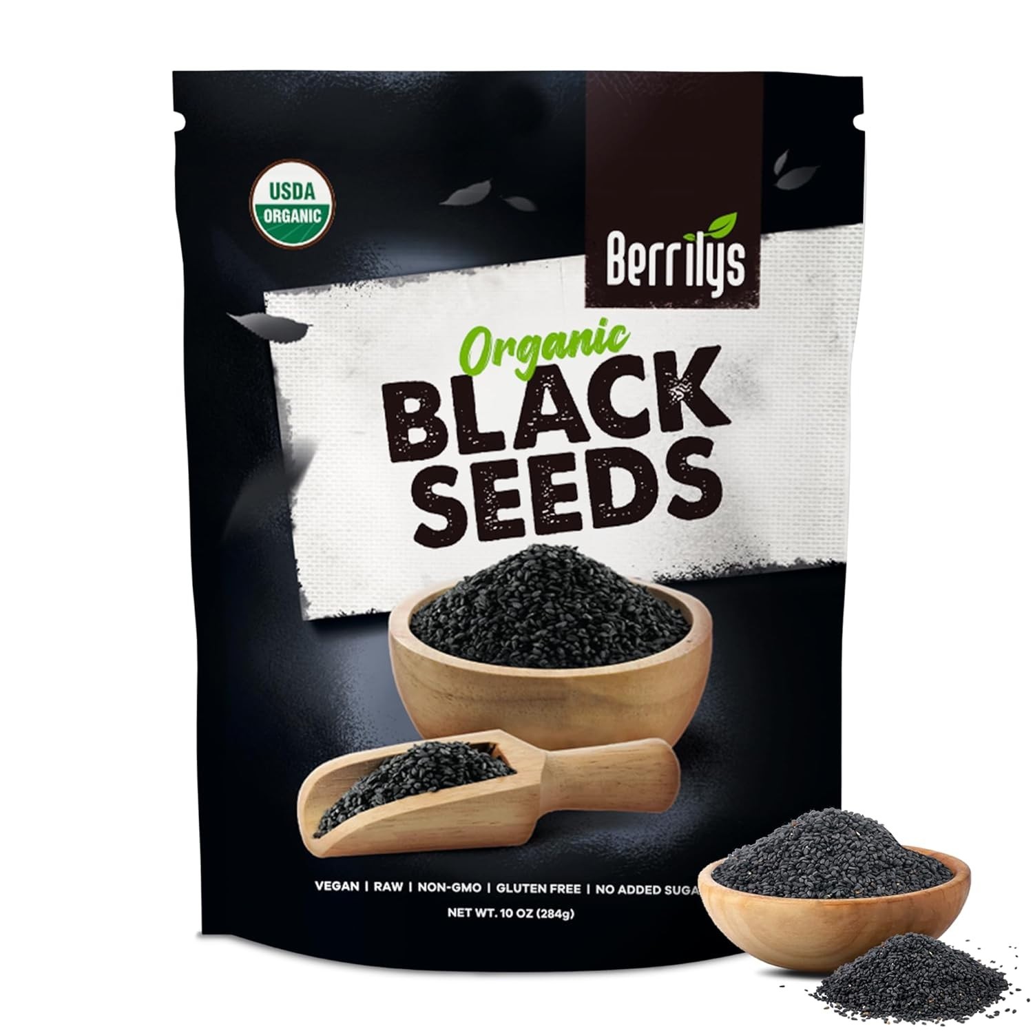 Black Seeds – Organic Nigella Sativa, Gluten-Free, 10oz – Health Essential