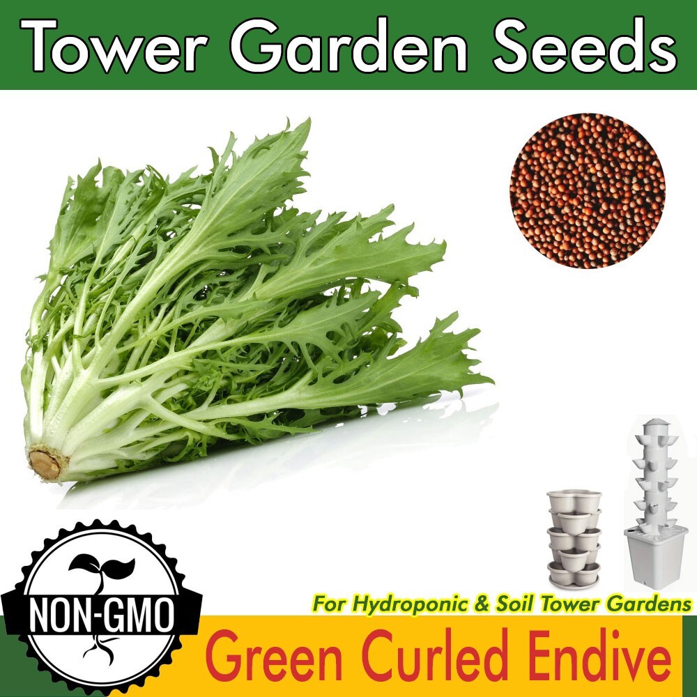 Tower Garden Seeds (Hydroponic+Soil) Non-GMO Fresh Garden Seeds Ships Free