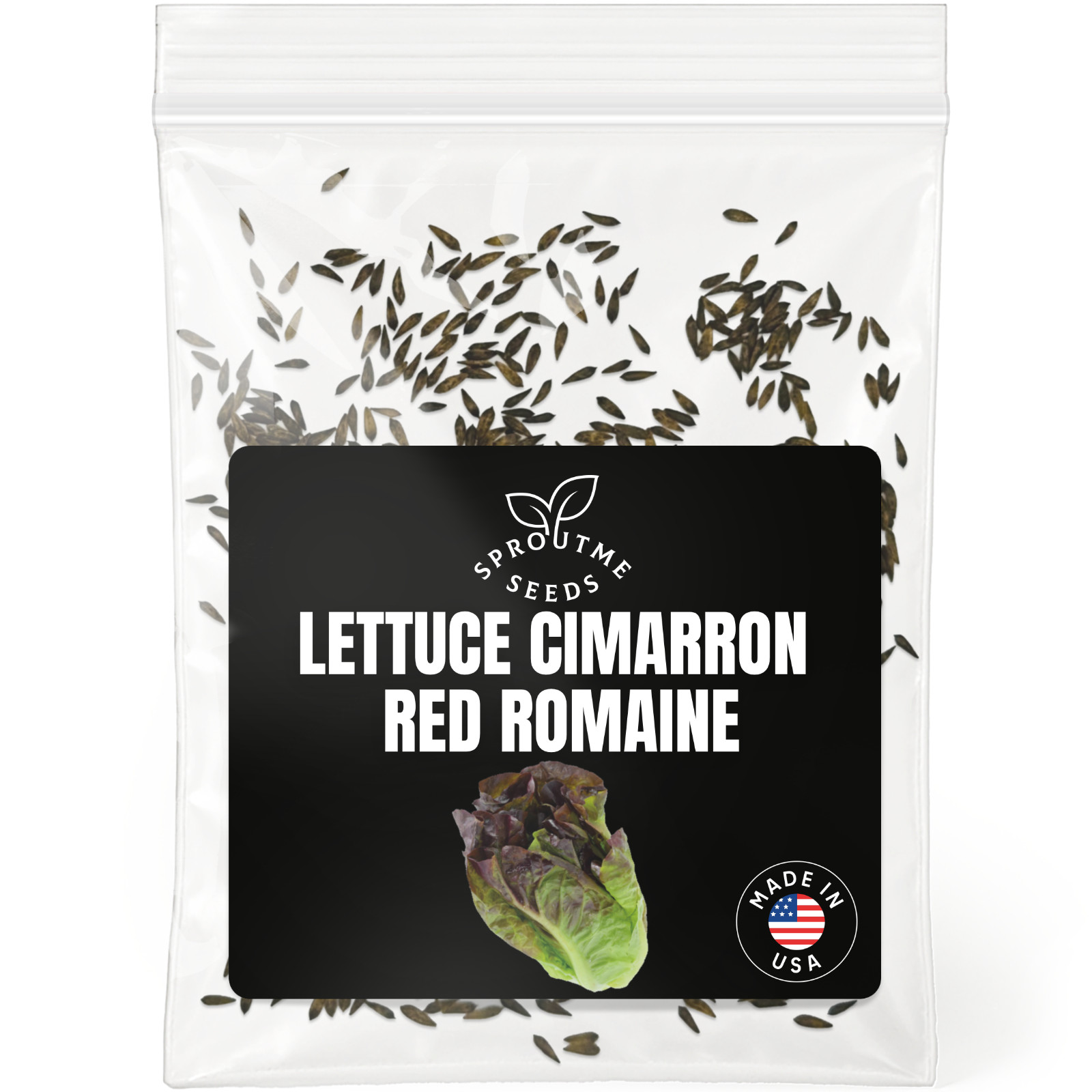 Cimarron Red Romaine Lettuce Seeds 500+, Heirloom Non-GMO Salad