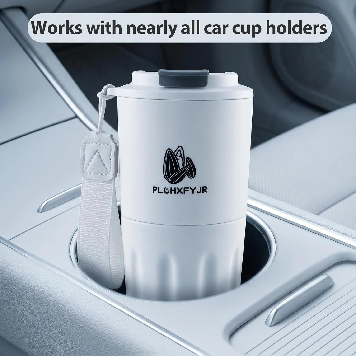 Portable Sunflower Seed Cup with Seed Organizer and Shell Storage, Seed Snack Sp
