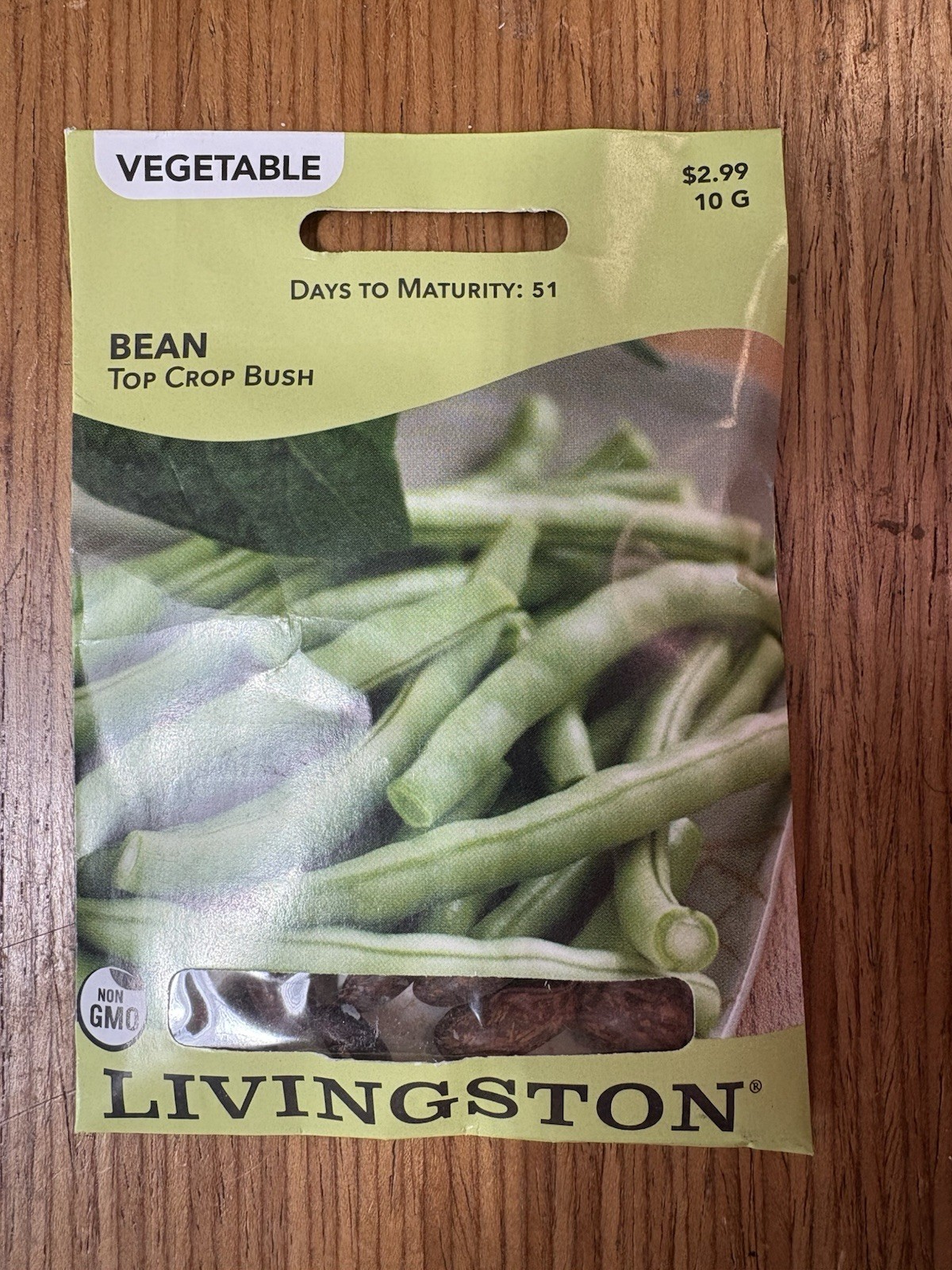 Livingston Seed Company Top Crop Non-GMO Bush Bean Seeds Disease Resistant