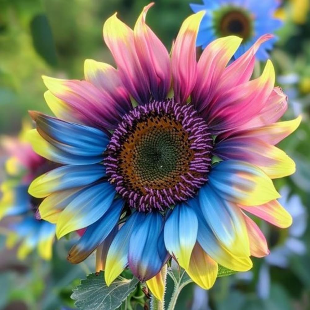 200+ Giant Sunflower Seeds for Planting – Mixed Sunflower Seeds Non-GMO Heirl…