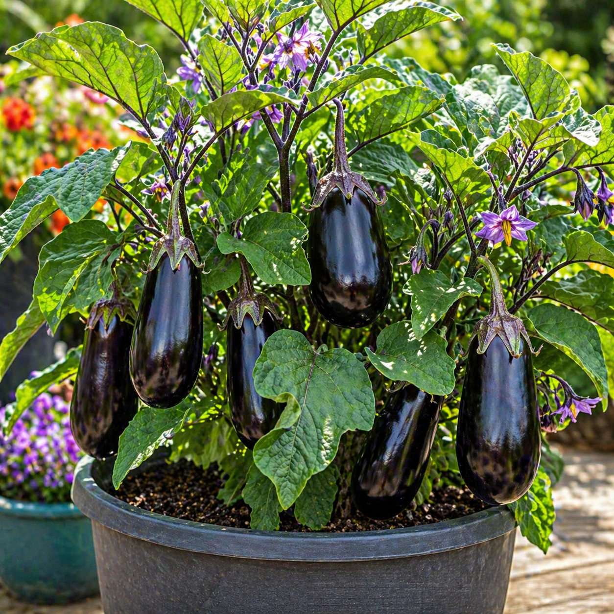 300 EGGPLANT SEEDS BLACK BEAUTY SPRING VEGETABLE GARDEN HEIRLOOM NON-GMO USA