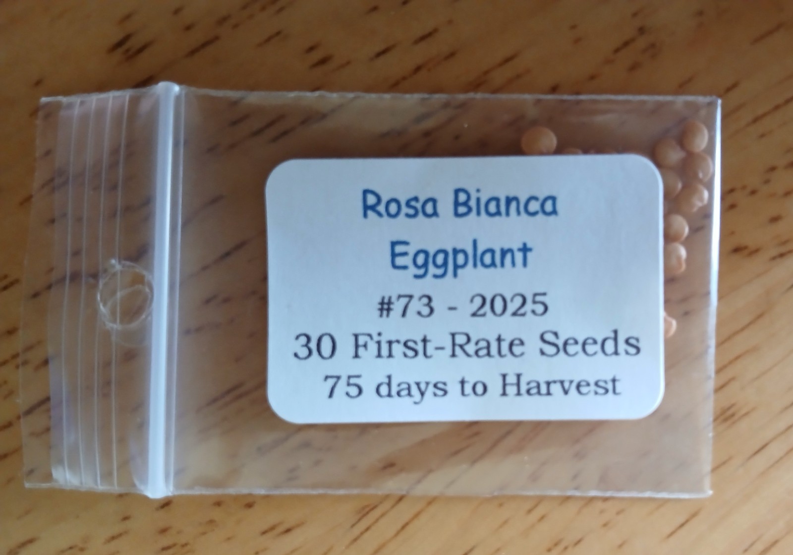 35 Fresh Heirloom | NON-GMO | Rosa Bianca Premium Eggplant Seeds-B 51