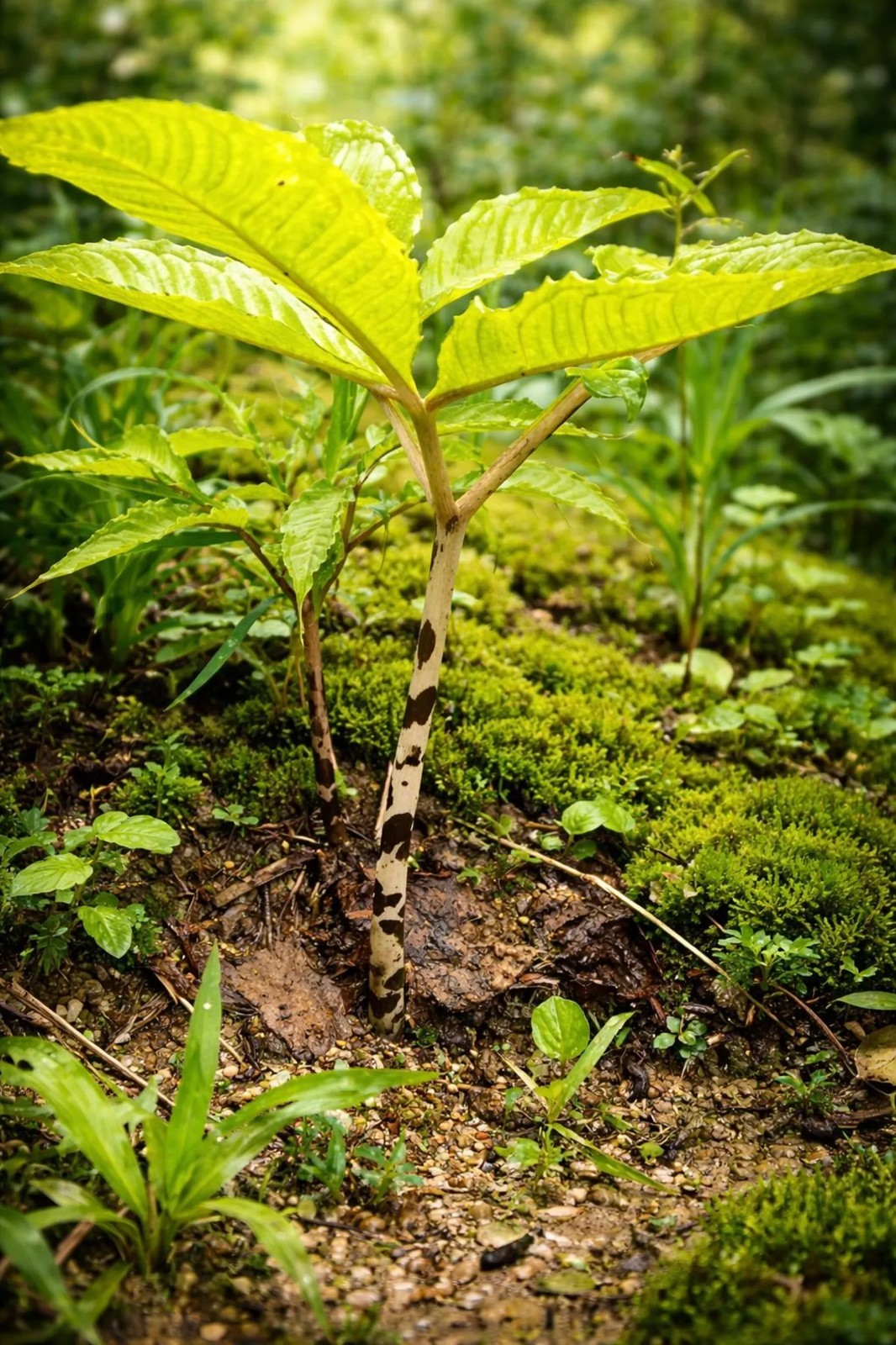 [BULB ONLY] Rare Amorphophallus Maxwellii ~1-2″ Dark Foliage Tropical Caudex