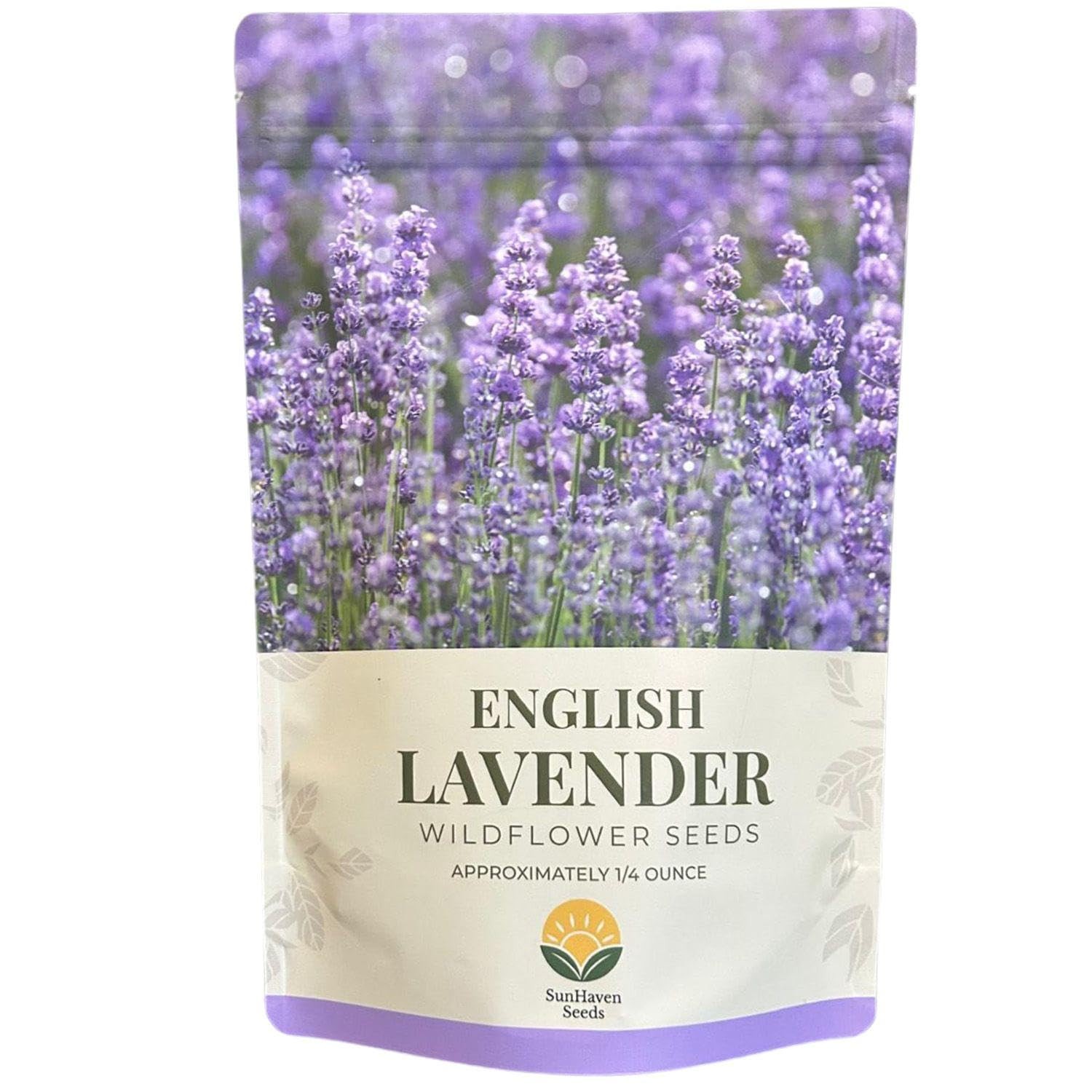 English Lavender Seeds 5,000+ NonGMO Seeds in Resealable 0.25 oz Packet