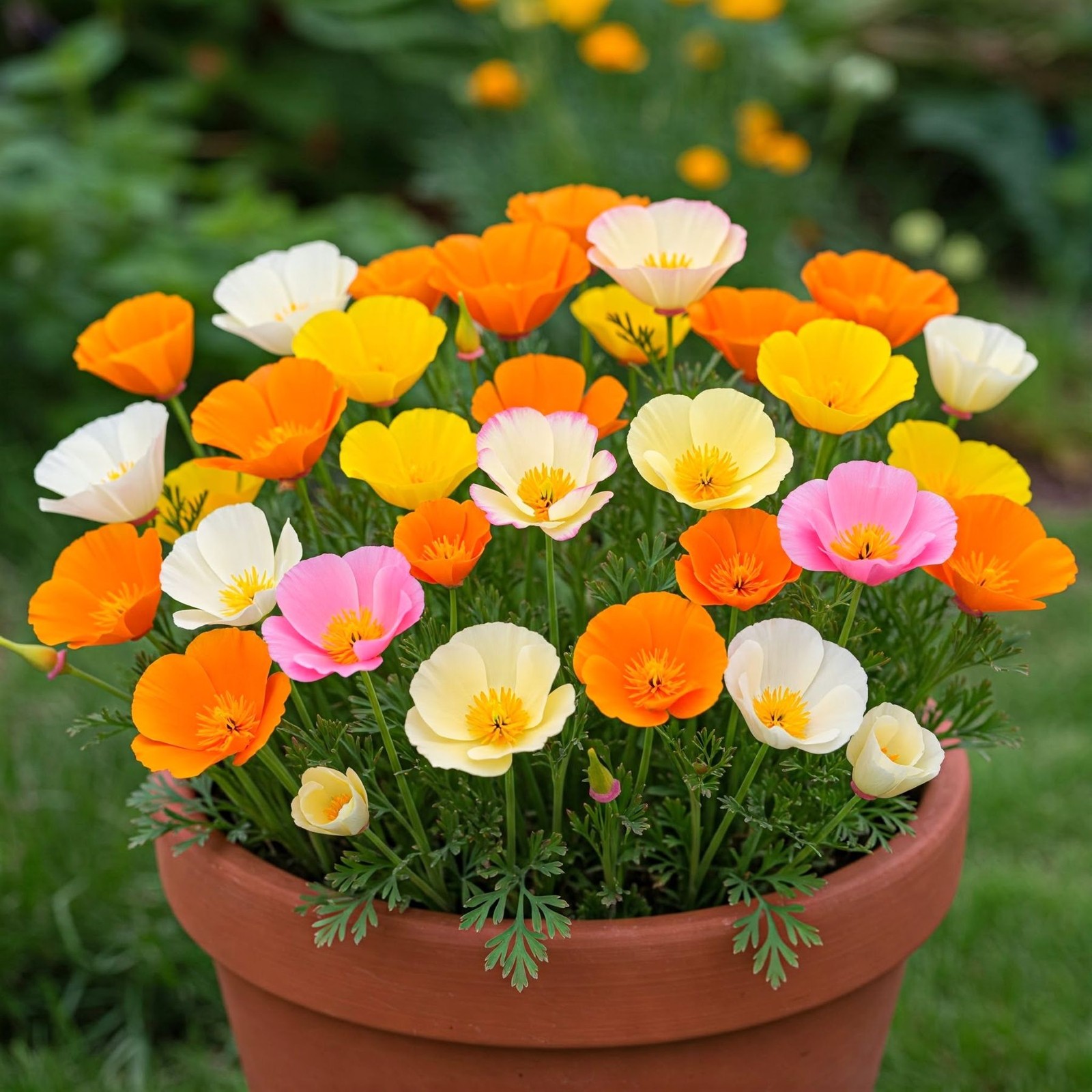 Mr. Fothergill’s California Poppy Mix Seed Oh Sow Simple, Easy to Grow